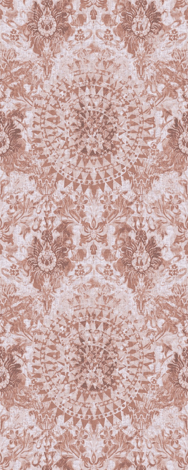 Terracotta Mandala Damask