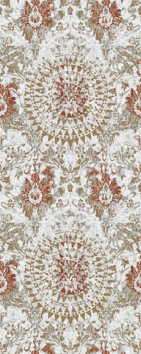 Bohemian Mandala in Terracotta
