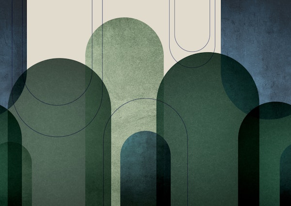 Moody Emerald Archways