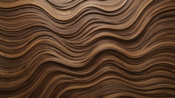 Walnut Wood Wave Texture