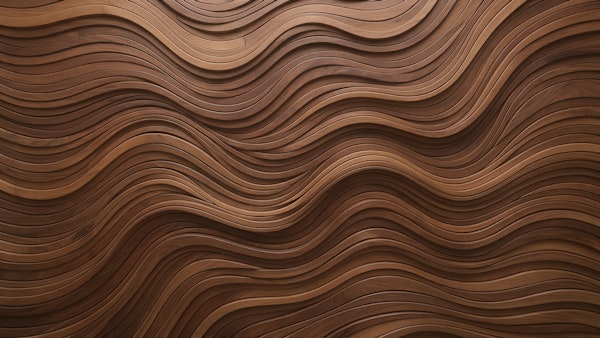 Walnut Wood Wave Texture