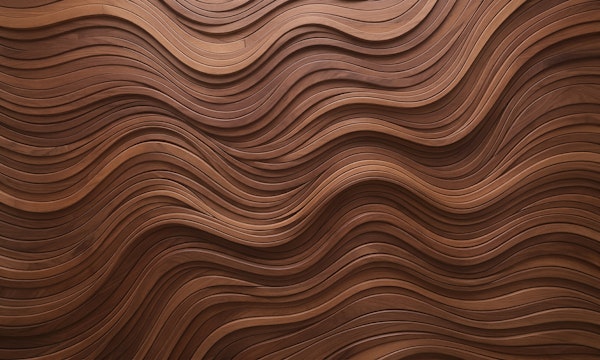 Walnut Wood Wave Texture
