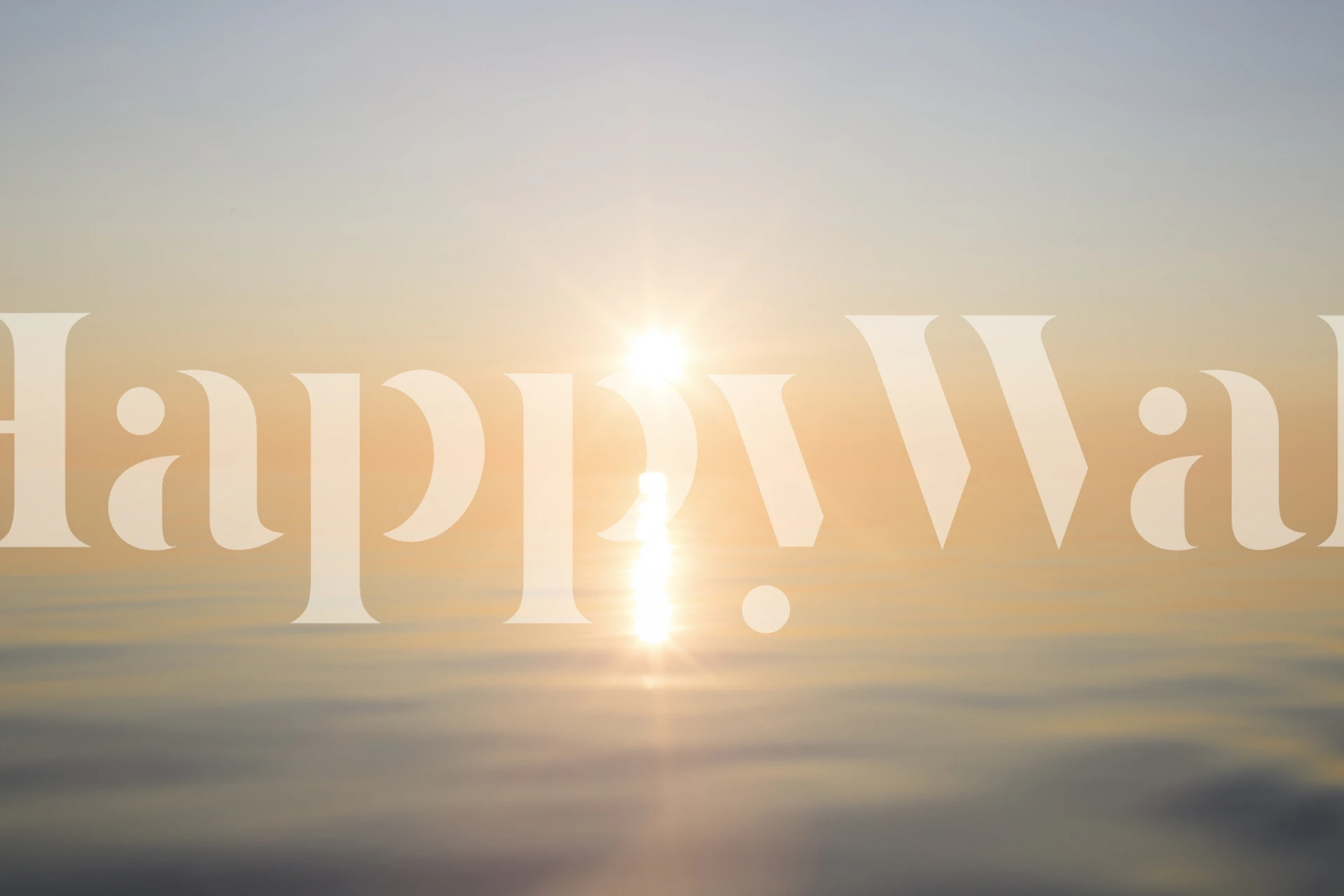 Sunset over the Baltic Sea tapet i et rom