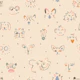 Cute animal faces warm earthy