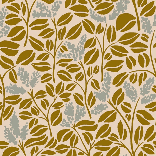 Olive Leaf Botanical Beige