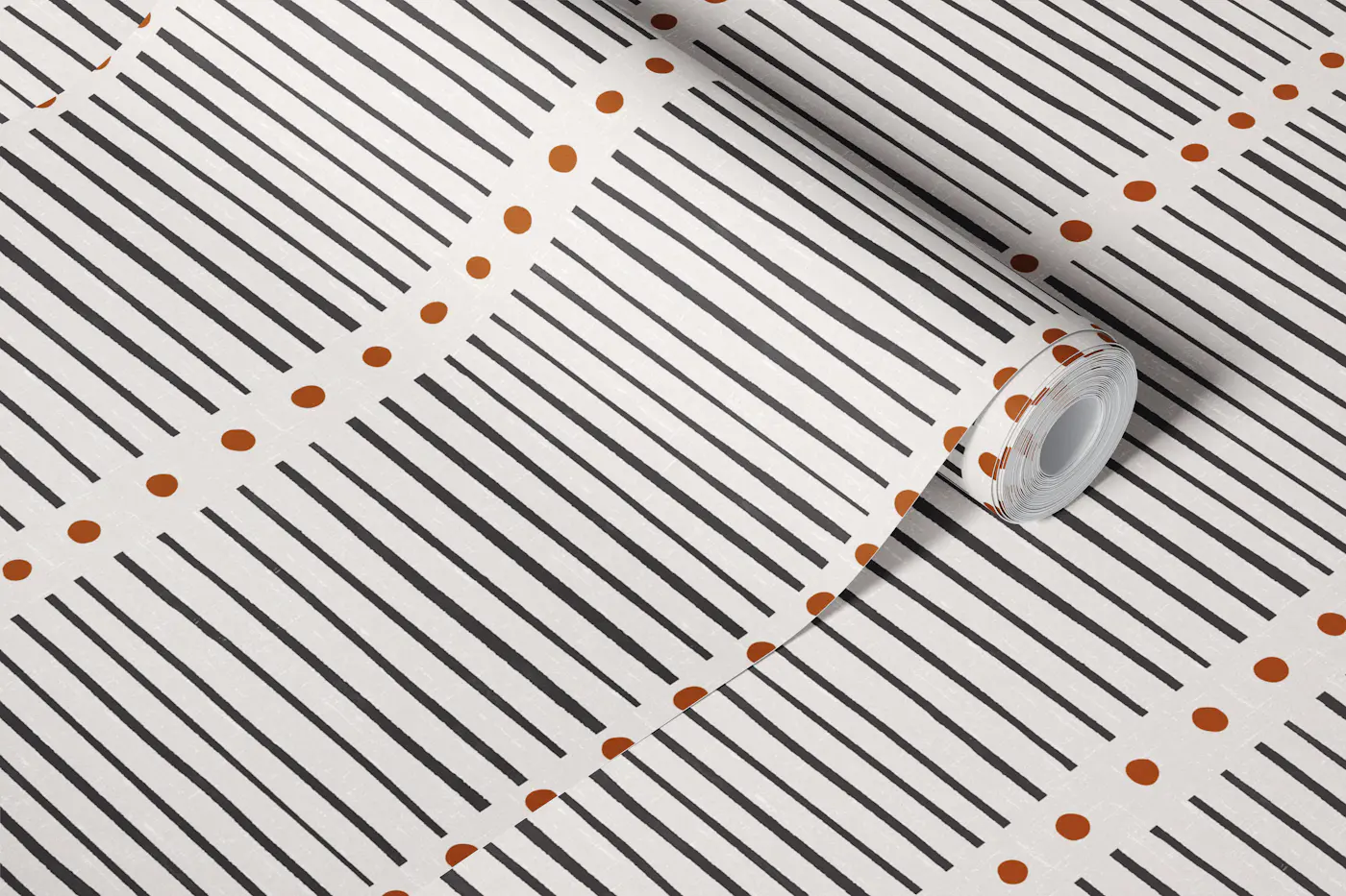 Scandinavian Stripe Notebook Lines wallpaper roll