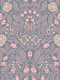 Romantic Damask Pink Lavender Gray Cream