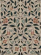 Earthy Terracotta Sage Vine Mural