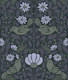 Dark Folk Birds Daisy Floral Mural