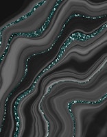 Liquid Black Gray Agate 3 ταπετσαρία