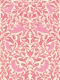 Hot Pink Songbird Foliage Mural