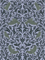 Lavender Sage Songbird Foliage Mural tapet
