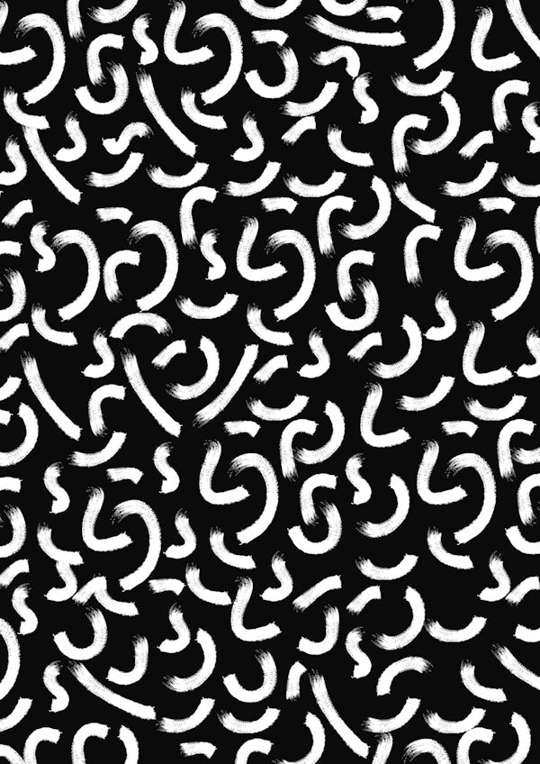 Monochrome Brushstroke Swirls