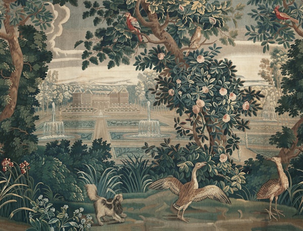 Antique Garden Tapestry - Vibrant