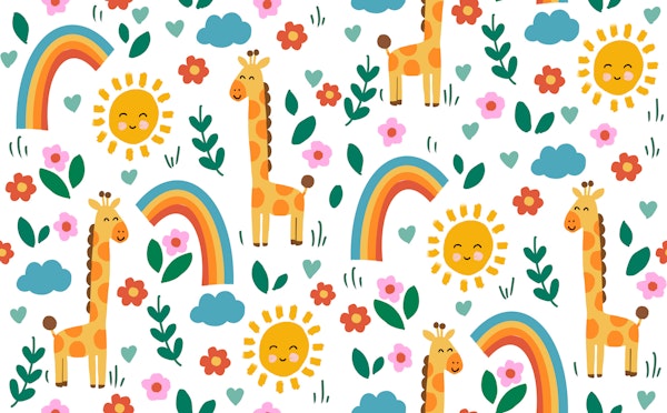 Nursery Giraffe Jungle Safari