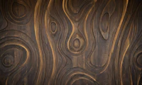 Sculpted Wood Grain Waves wallpaper