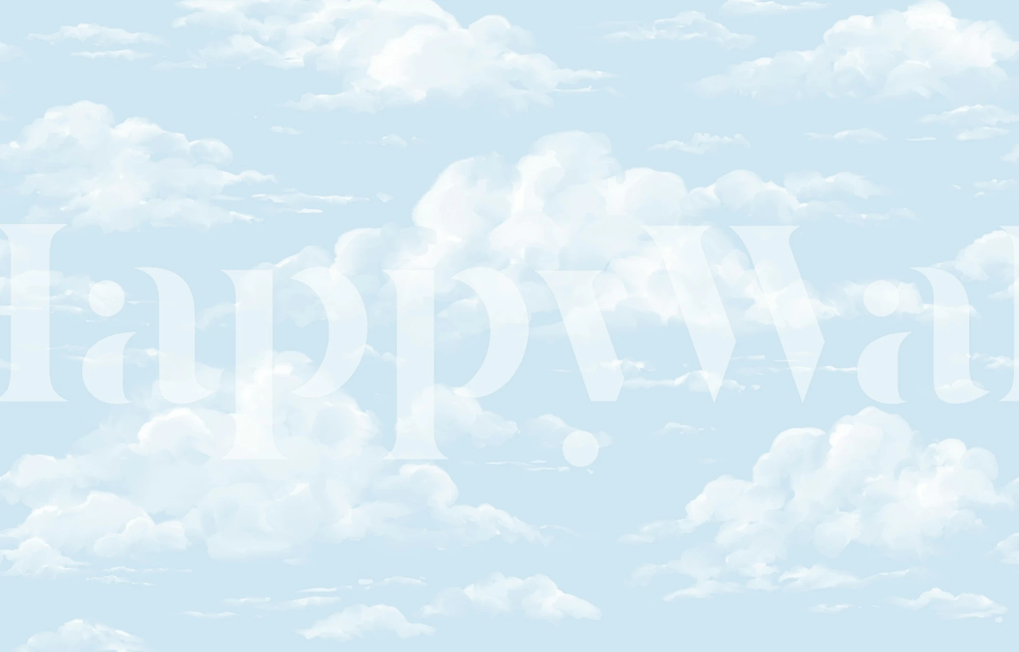Airy Cloudscape Decor wallpaper