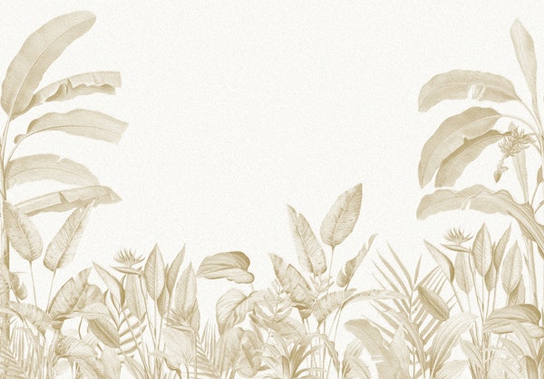 Muted Jungle Foliage Artwork