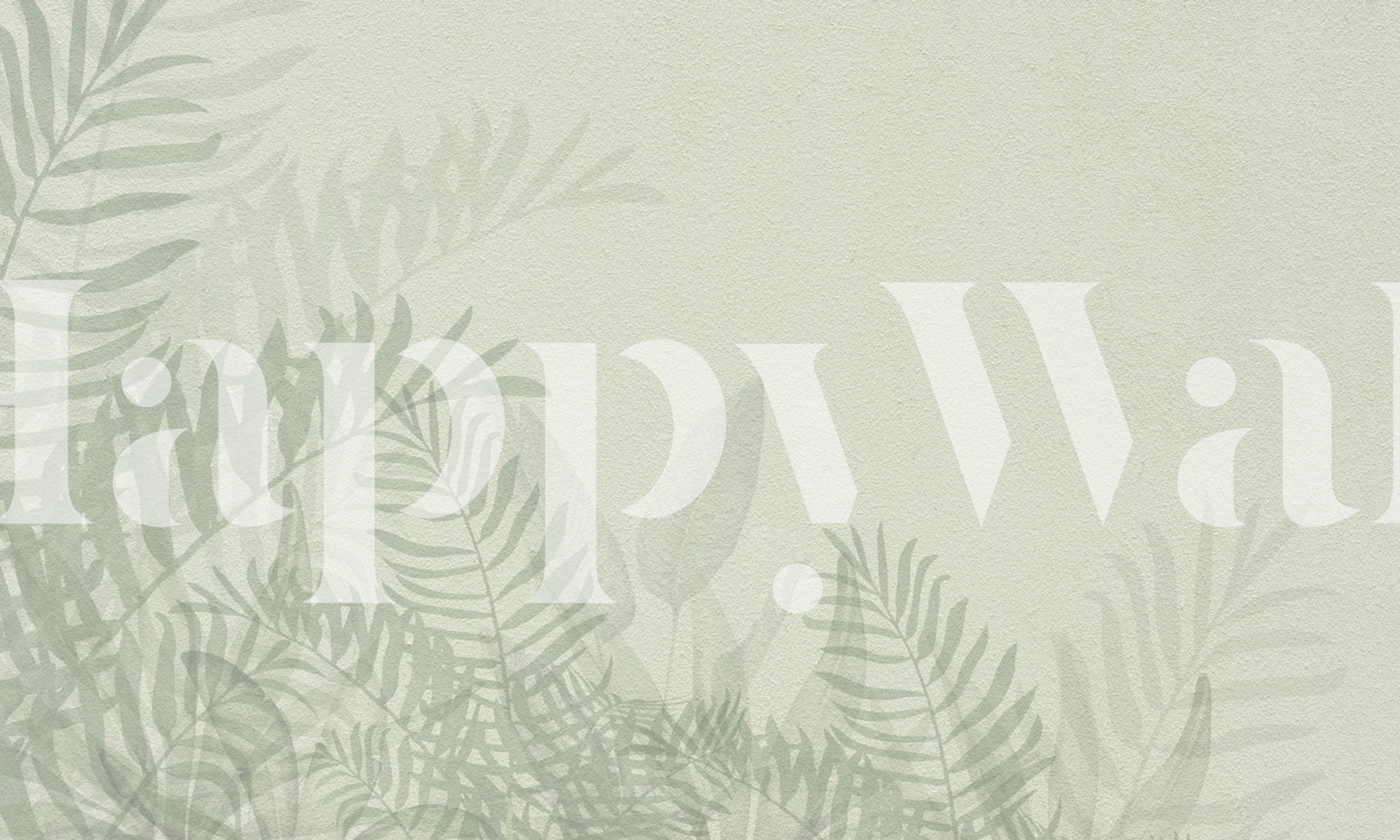 Lush nature scene wallpaper in a room