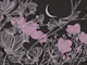 Midnight Garden Pink Blooms