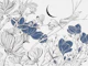 Crescent Moon Bird Branches