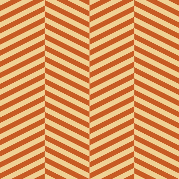 Herringbone Terracotta Burnt Orange yellow