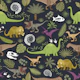 Jurassic Leaves and Dinosaurs