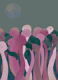 Tropical Pink Flamingos