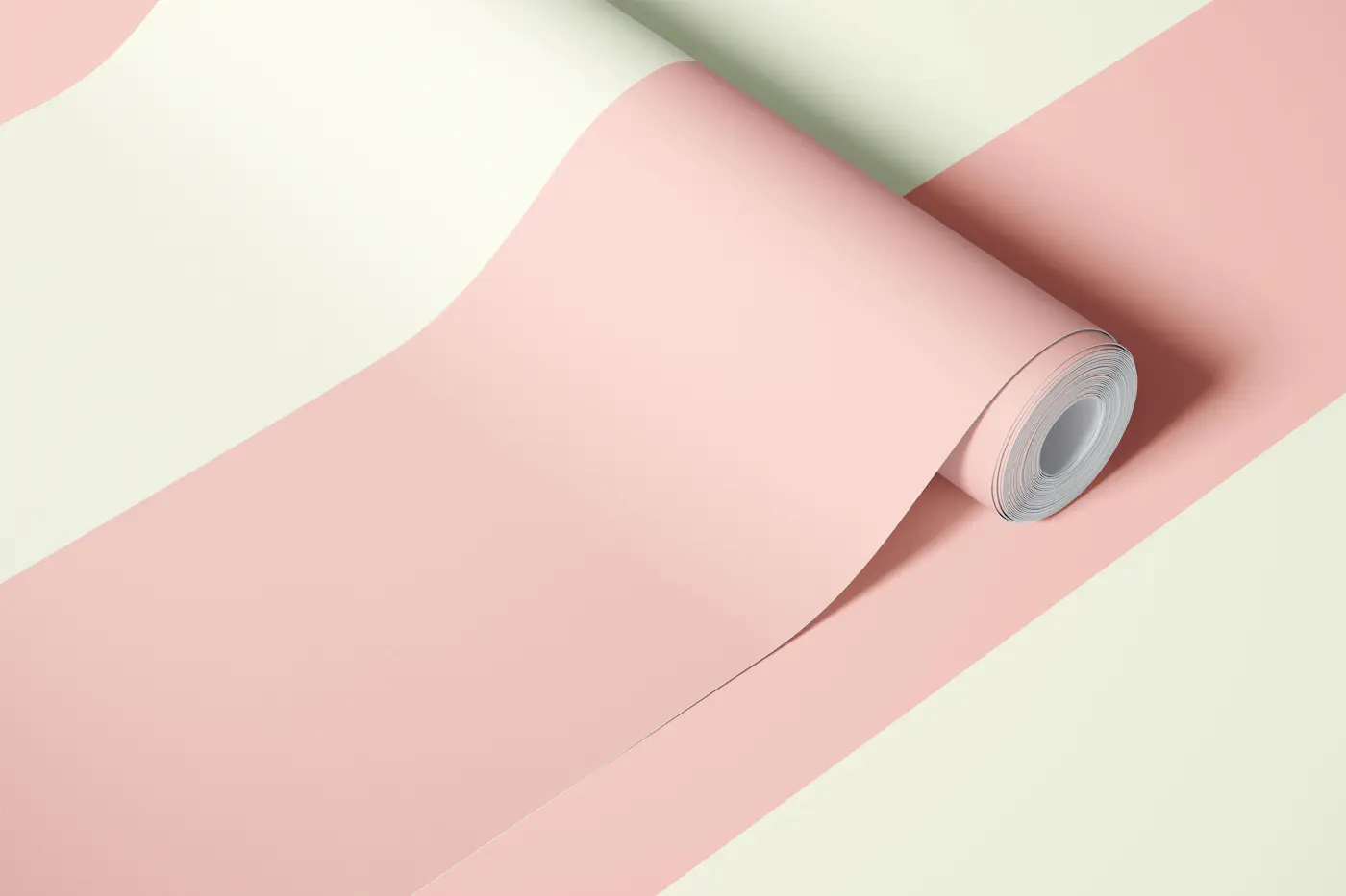 Soft Pastel Stripes design wallpaper roll