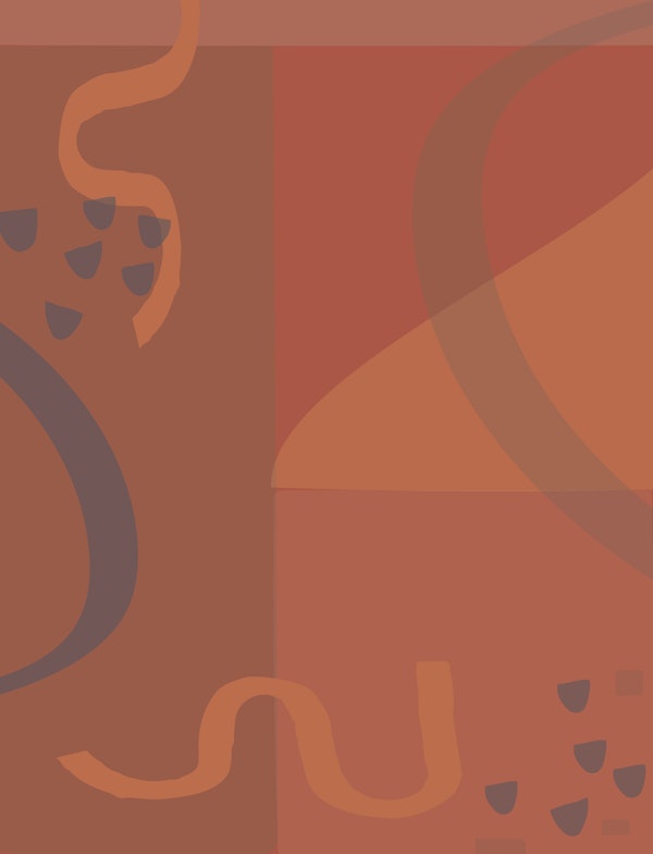 Terracotta Abstract Shapes