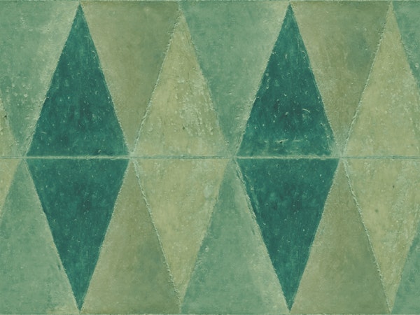 Artistic Rhombuses Green