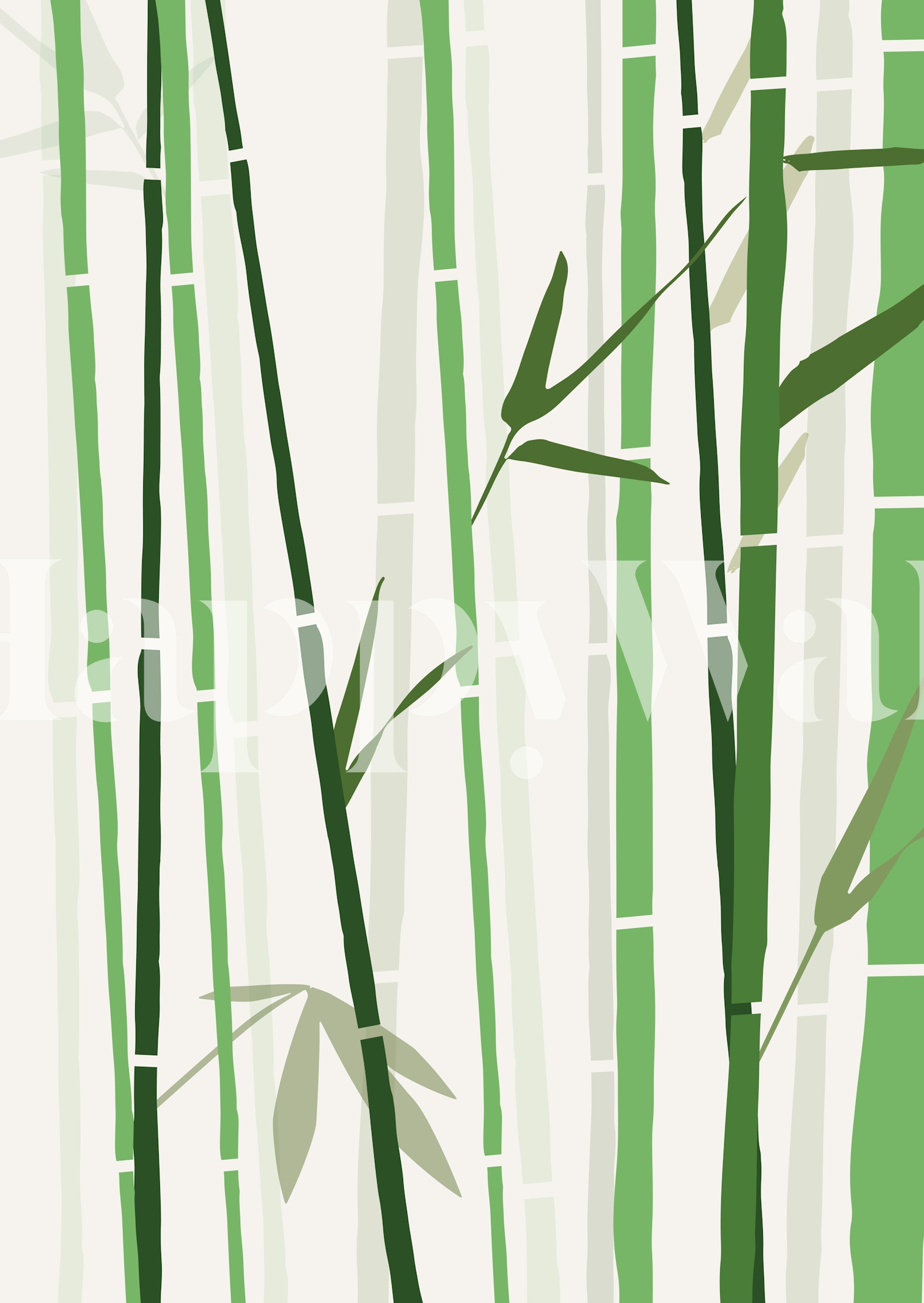 Modern Bamboo Forest Wallpaper - Happywall