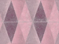 Artistic Rhombuses Pink papiers peint