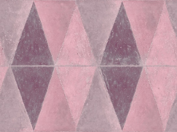 Artistic Rhombuses Pink
