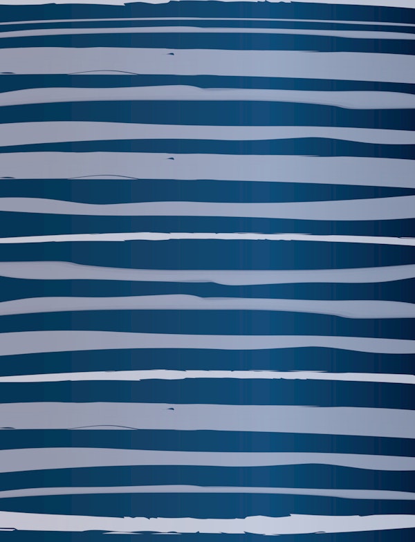 Navy Blue Brushstroke Stripes