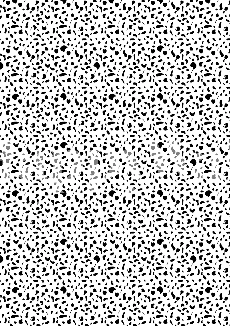 Dalmatian spots wallpaper in a room