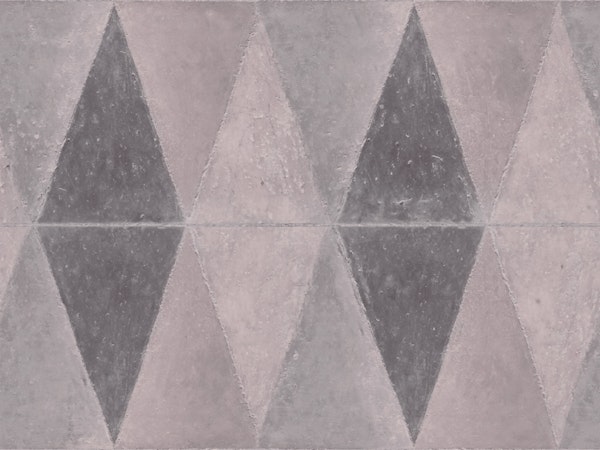 Artistic Rhombuses Warm Gray