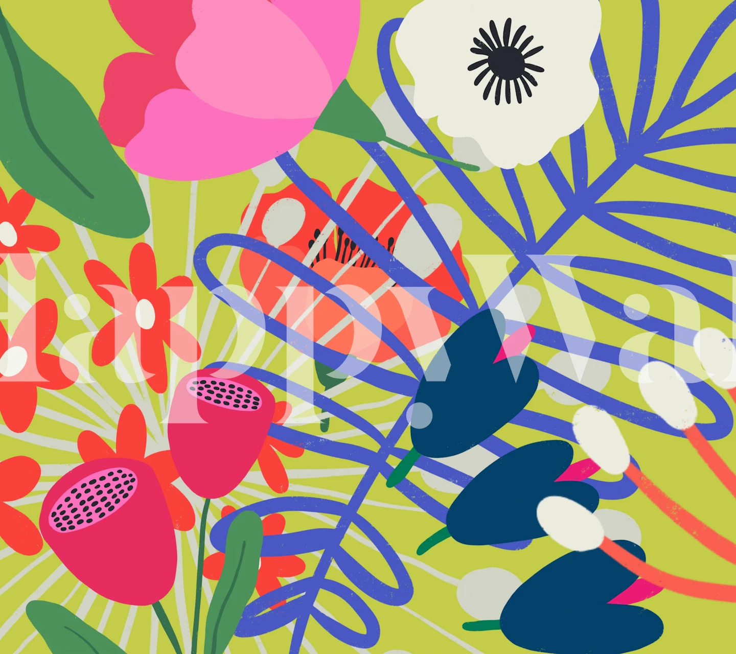 Ladyland papel de parede