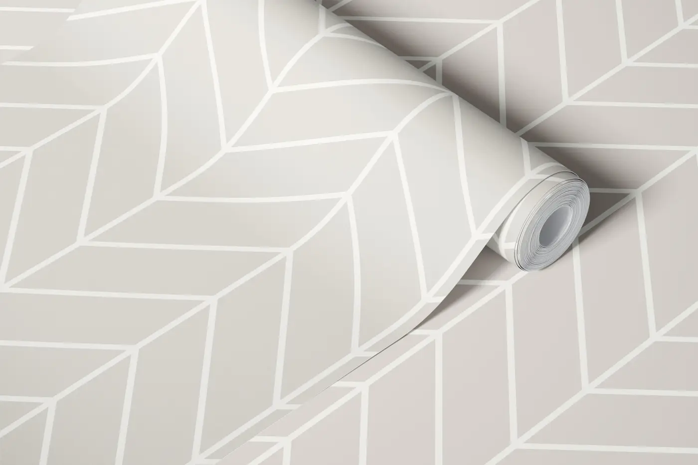 Chevron Pattern - Warm Minimalist 1 wallpaper roll