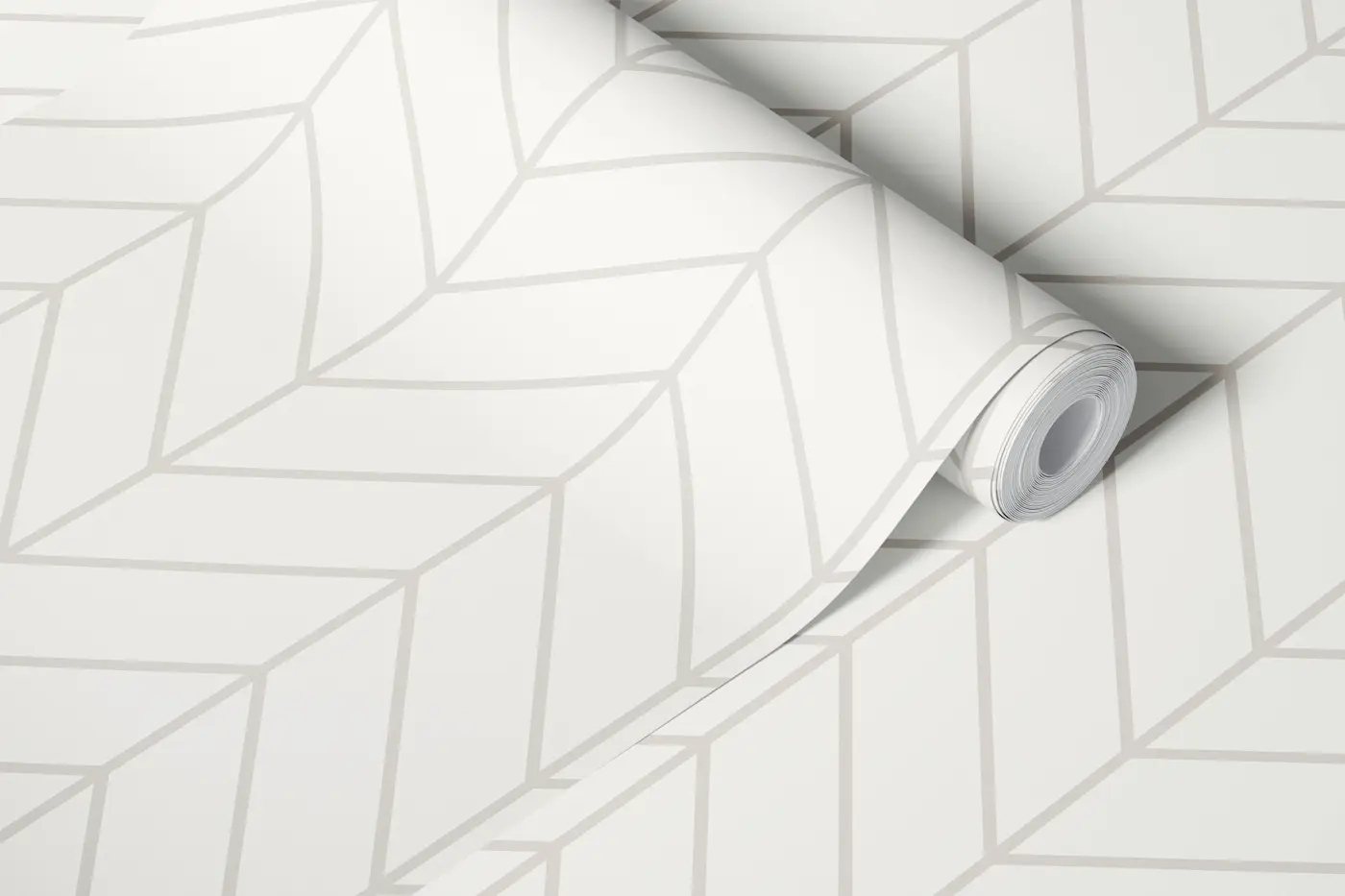 Chevron Pattern - Warm Minimalist 2 wallpaper roll