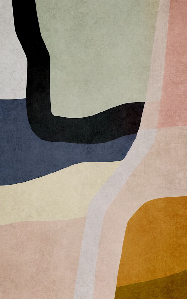 Dynamic Color Block Art Print
