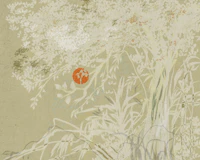 Japanese Ink Bamboo Grove tapeta