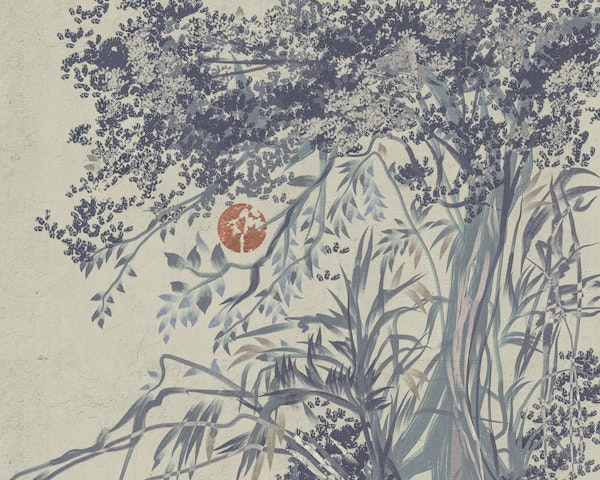 Japanese Ink Trees and Bamboo