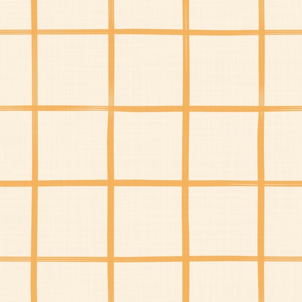 Minimal Sunlit Mustard Small Plaid Tiles