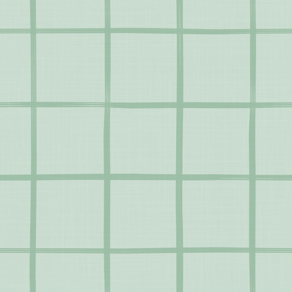 Scandi Mint Green Small Plaid Check
