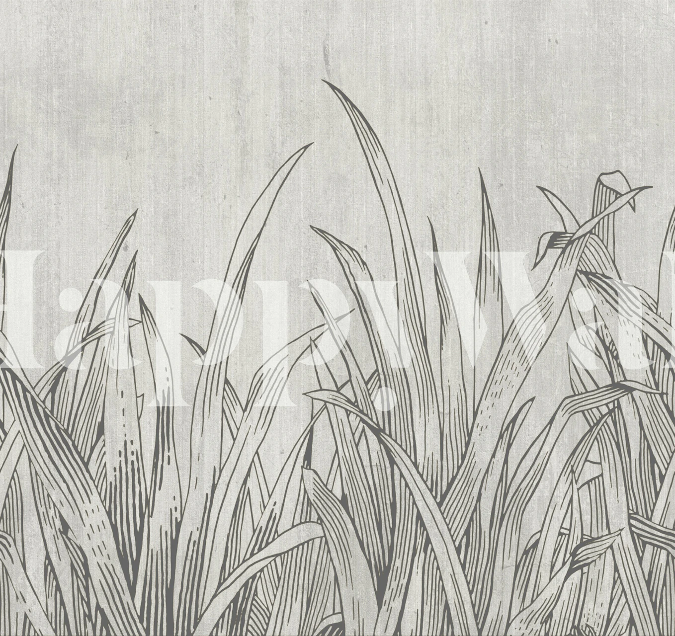 Lying in the grass warm grey tapet