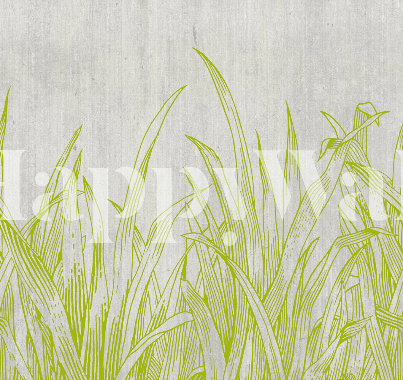 Lying in the grass Lime green wallpaper