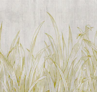 lying in the grass Gold tapeta