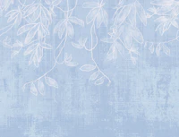 Hanging Garden in Baby Blue tapety