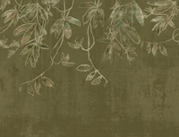 Hanging Garden in Olive Green tapetit